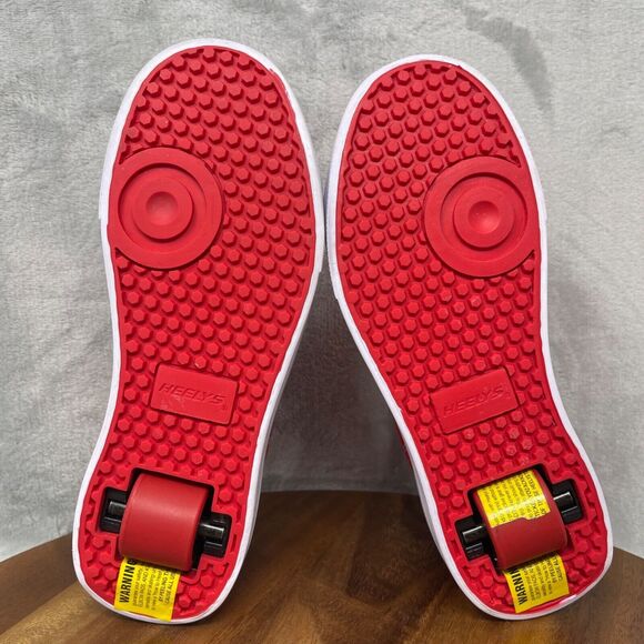 Heelys Skate Shoes Youth Size 4 Red White Canvas Lace Up Pro 20 HES10456 - Picture 7 of 13